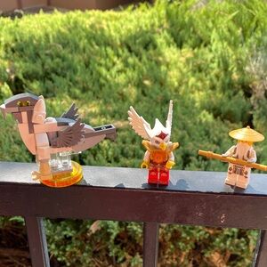 LEGO Ninjago Figures with Falcon and Accessories